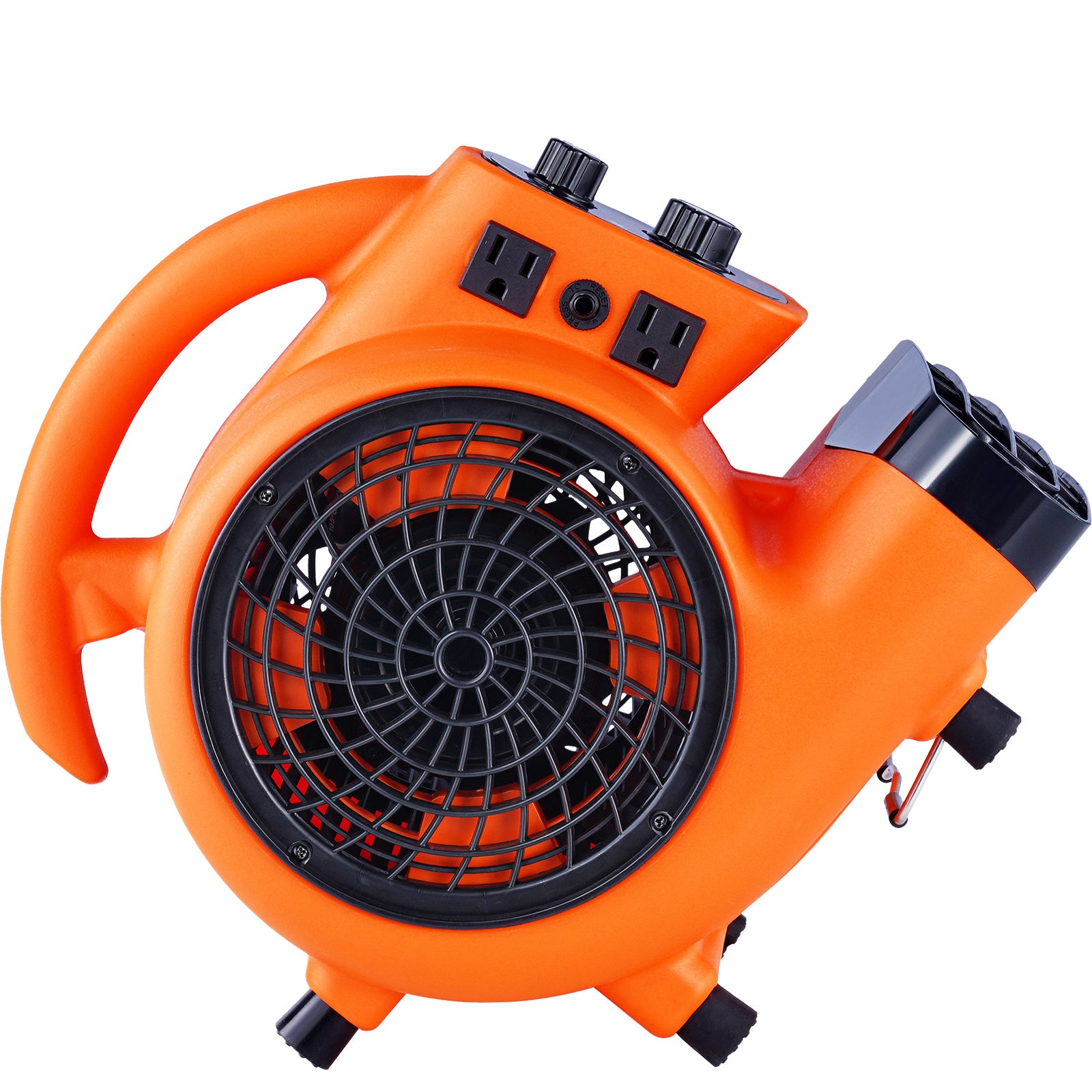 Floor Blower, 1/4 HP, 1000 CFM Air Mover for Drying and Cooling, Portable Carpet Dryer Fan with 4 Blowing Angles and Time Function, for Janitorial, Home, Commercial, Industrial Use, ETL Listed