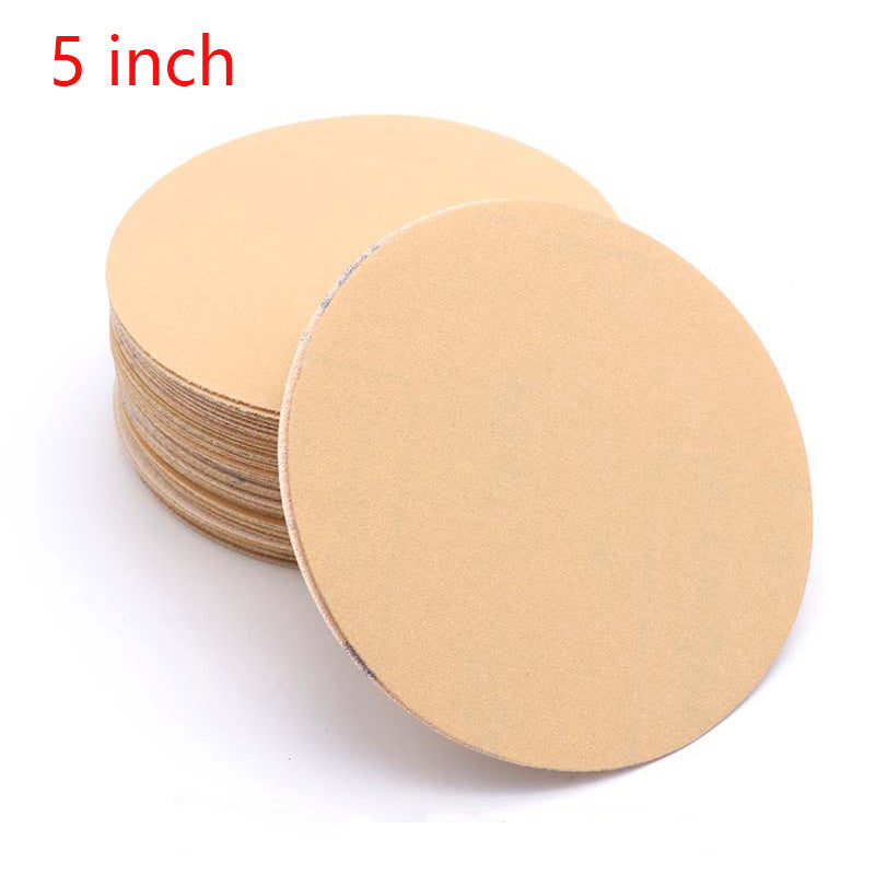 125mm Sanding Discs Pads Sandpaper 5inch Orbital Hook and Loop Grit 60-1000#