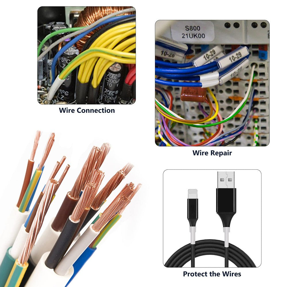 7.9mm Heat Shrink Tubing 3:1 Ratio — Waterproof Electrical Cable Sleeving