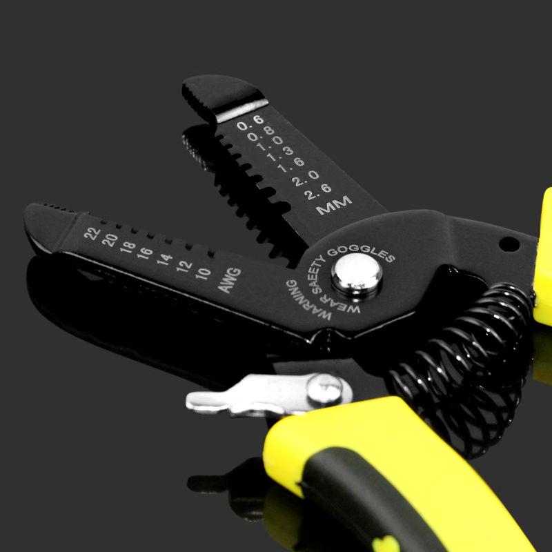 Multifunctional Scissor Cable Cutter Wire Stripper Plier Electrician Tool - HomeDIYer