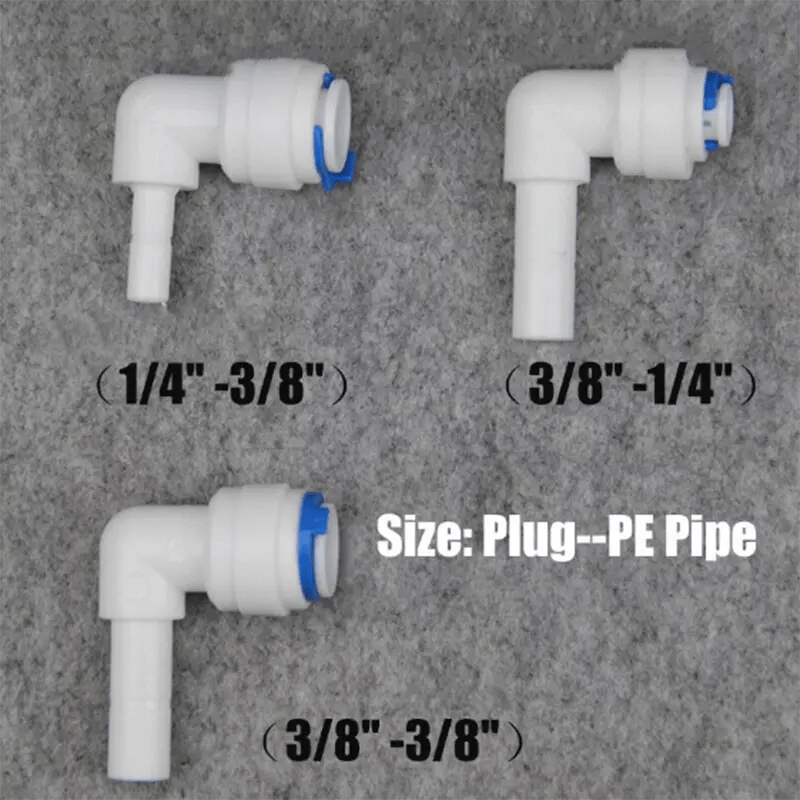 Water Purifier Accessories Quick Plug Elbow Quick Plug Elbow Plug Connector,PP - HomeDIYer
