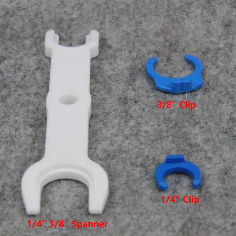 1/4'' 3/8'' Blue Clip C - ring Spanner Aquarium RO System Water Purifier Accessories,PP - HomeDIYer