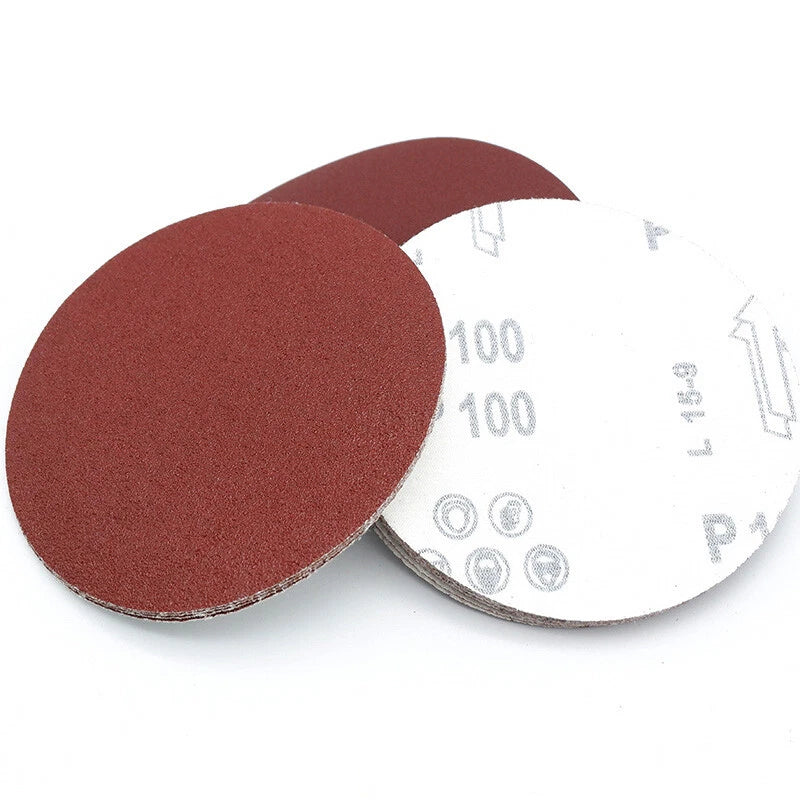 100/125/150mm Abrasive Sanding Disc Hook And Loop Sandpaper Pads 60-1000 Grit