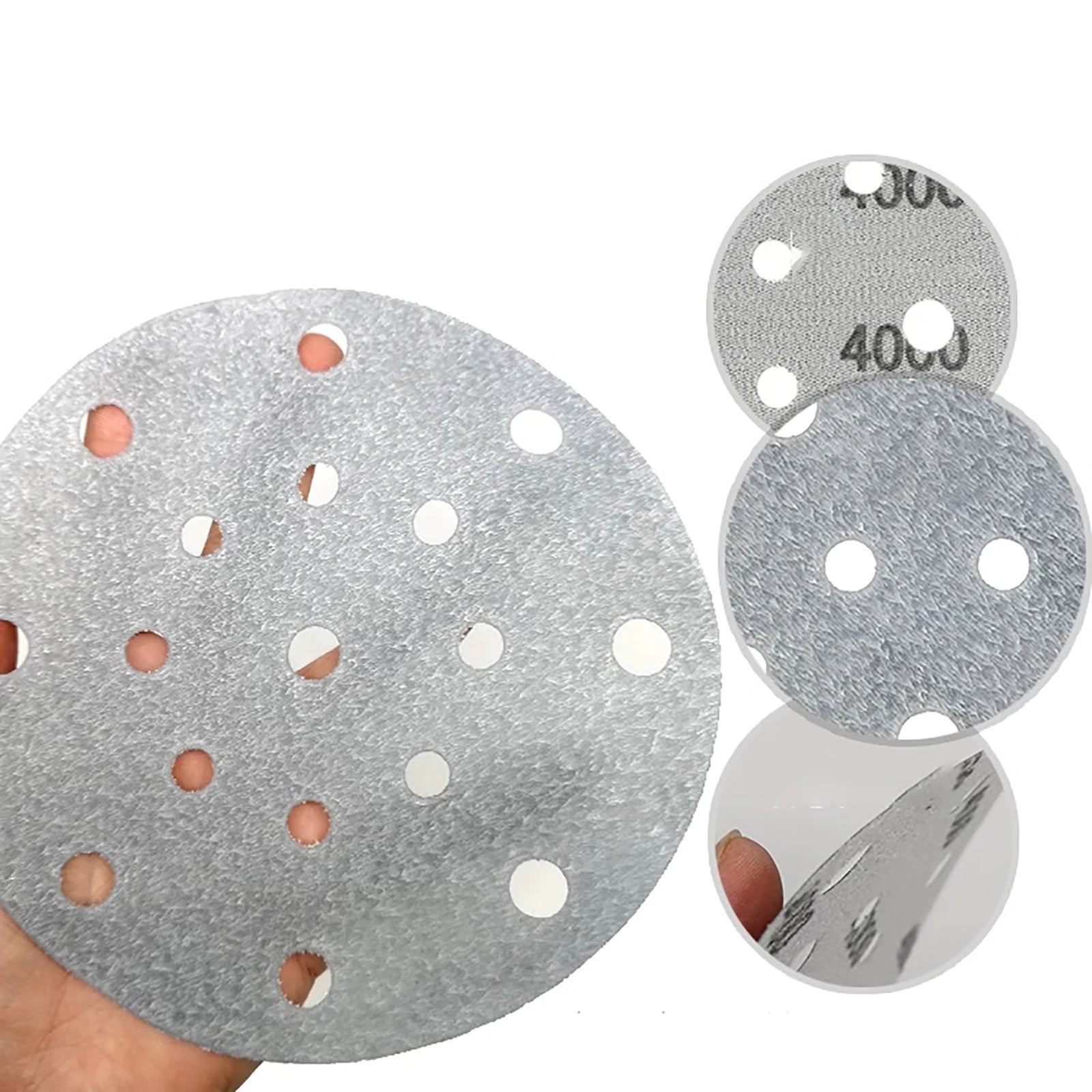 6" 150mm Wet and Dry Sanding Discs Film Sandpaper Hook & Loop Pads 600-5000 Grit