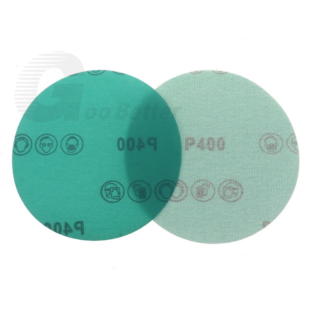 Wet & Dry Sanding discs 125mm 5inch Sandpaper Film Pads 60-2000 Grit Hook & Loop