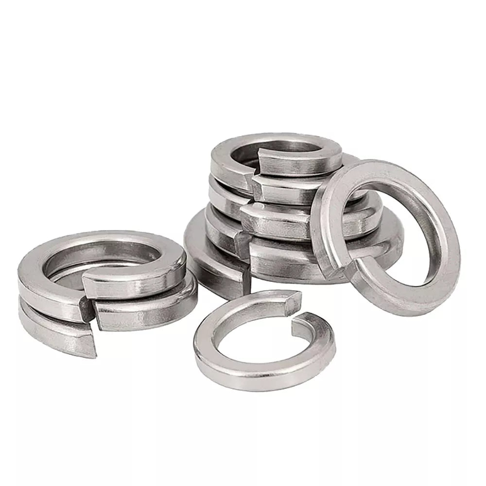 304 Stainless Steel Spring Washers M1.6 - M30(10pcs) - HomeDIYer