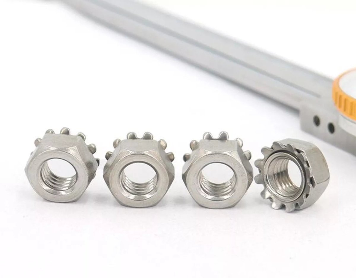 304 Stainless Steel K Lock Nuts M3 M4 M5 M6 M8(10pcs) - HomeDIYer