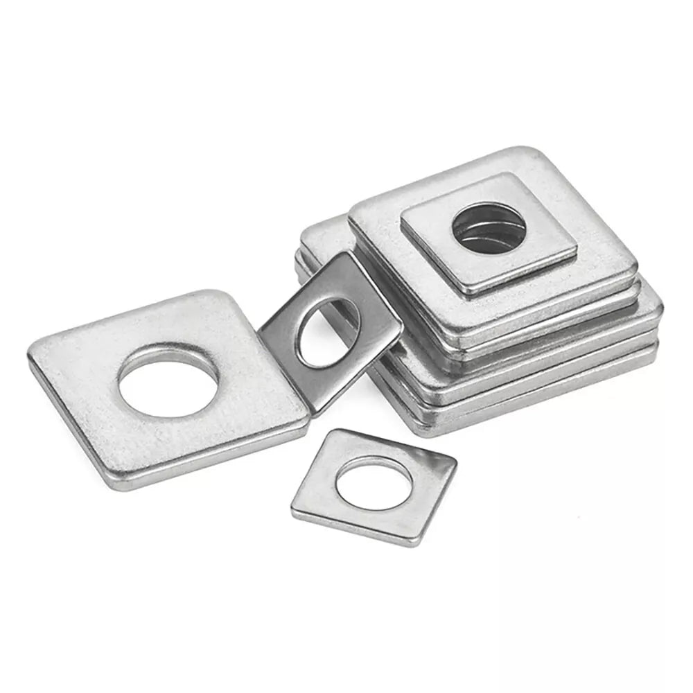 304 Stainless Steel Square Washer M3 - M20(10pcs) - HomeDIYer