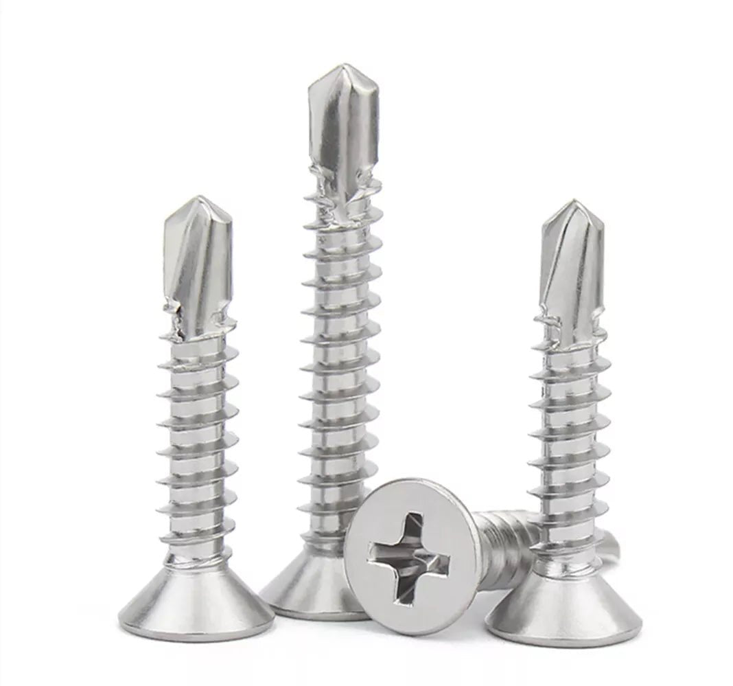 304 Stainless Steel Phillips Countersunk head Drilling screws M3.9 - M5.5 - HomeDIYer