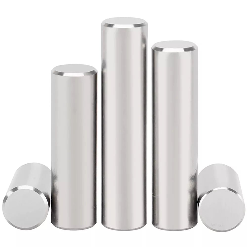 304 Stainless Steel Cylindrical Pin Locating Dowel Fixed Shaft Solid Rod M5 - M12(10pcs) - HomeDIYer