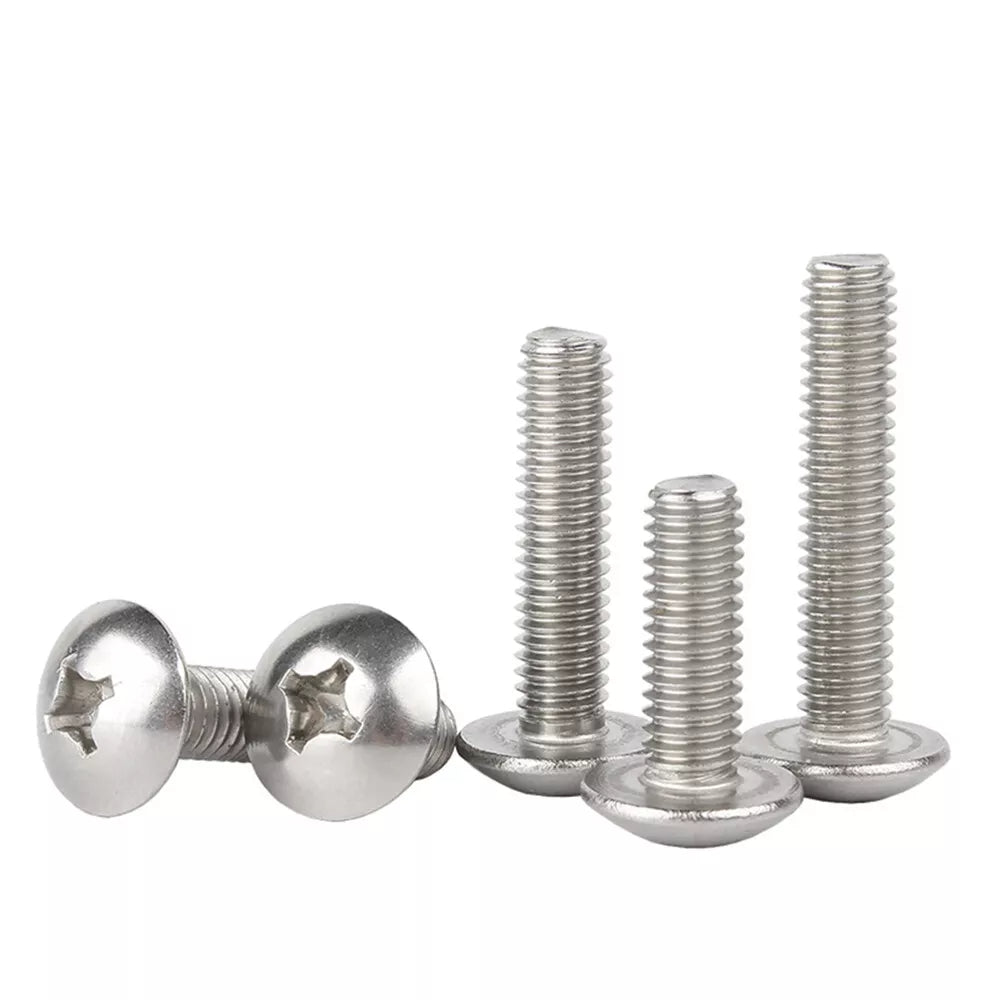 316 stainless steel Phillips Truss Head Machine Screws M3 M4 M5 M6 - HomeDIYer