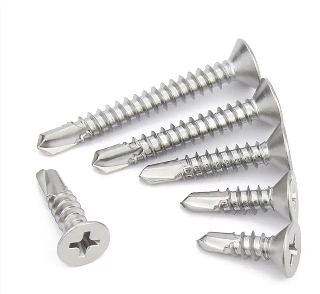 304 Stainless Steel Phillips Countersunk head Drilling screws M3.9 - M5.5 - HomeDIYer