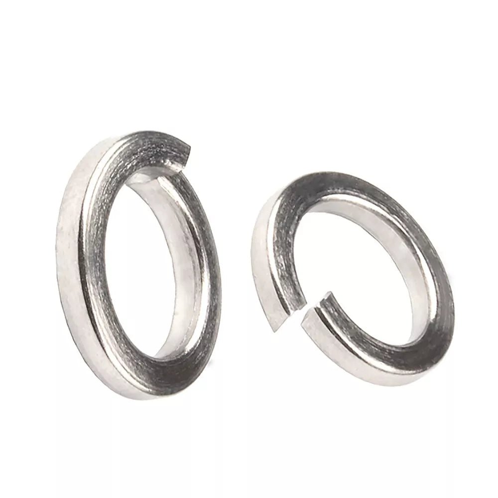 304 Stainless Steel Spring Washers M1.6 - M30(10pcs) - HomeDIYer