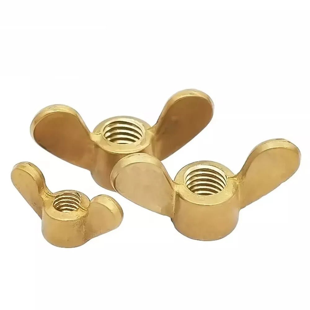 10Pcs Brass Wing Nut M3 M4 M5 M6 M8 M10 M12 - HomeDIYer