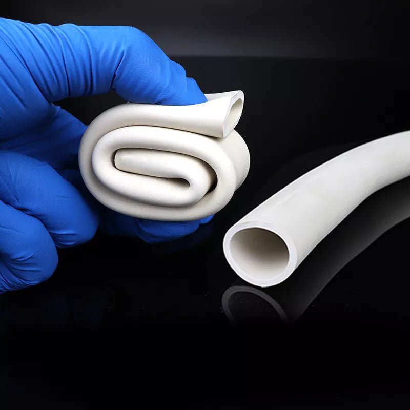 White Natural Rubber Vacuum Pump Tube Suction Hose Conveyor Pipe Air Water Oil - HomeDIYer