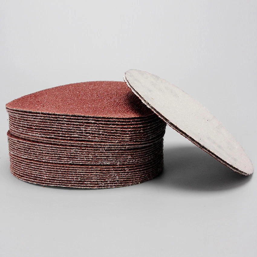 3'' 75mm Round Sanding Disc Hook Loop 60-2000 Mixed Grit Sandpaper Polishing Pad