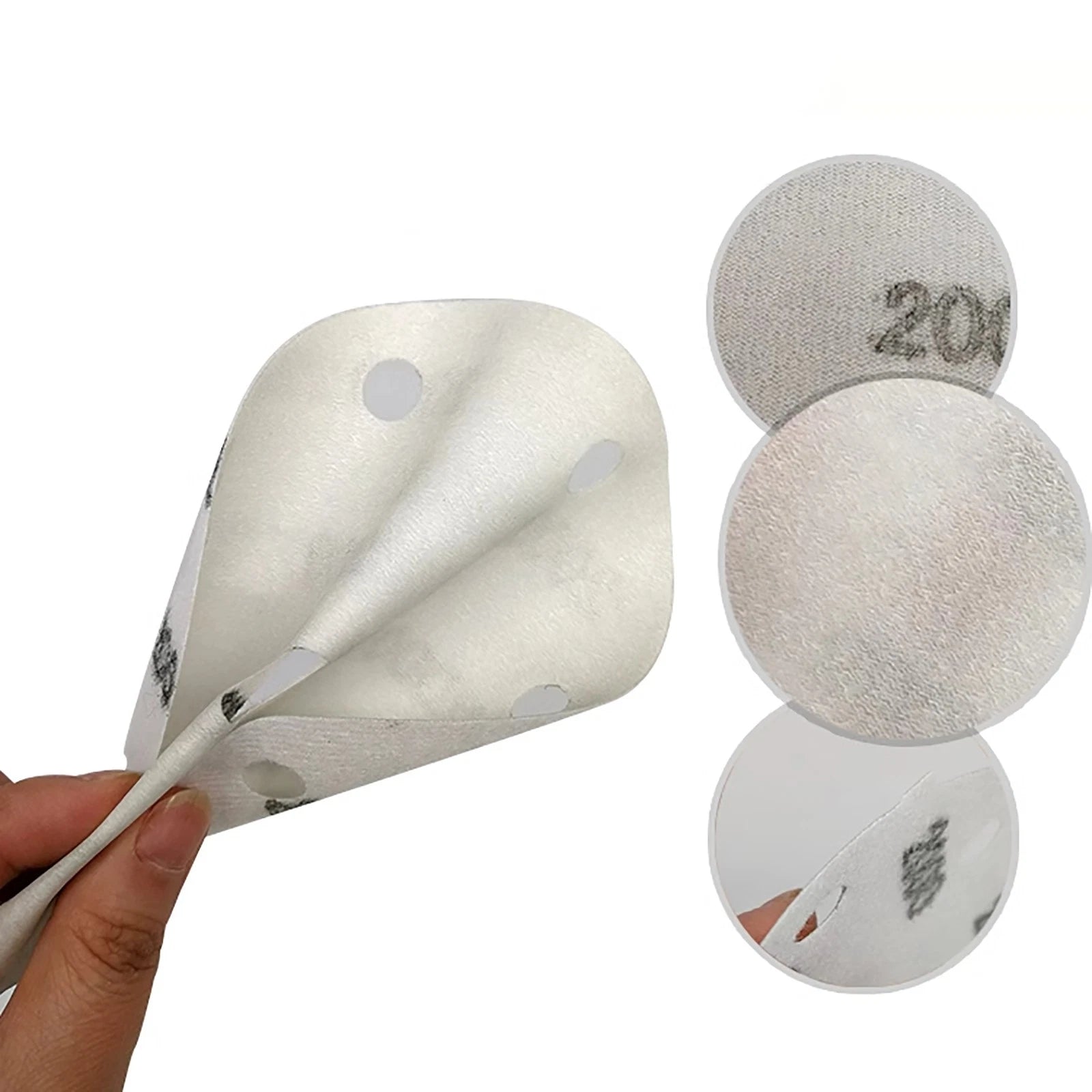 6" 150mm Wet and Dry Sanding Discs Film Sandpaper Hook & Loop Pads 600-5000 Grit