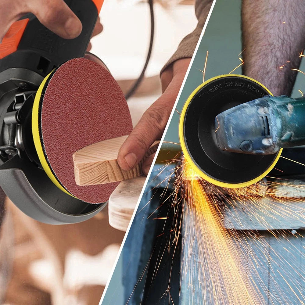 1" to 7" Inch Dry Sanding Discs Pads Hook & Loop Sandpaper Pads 40-2000 Grit