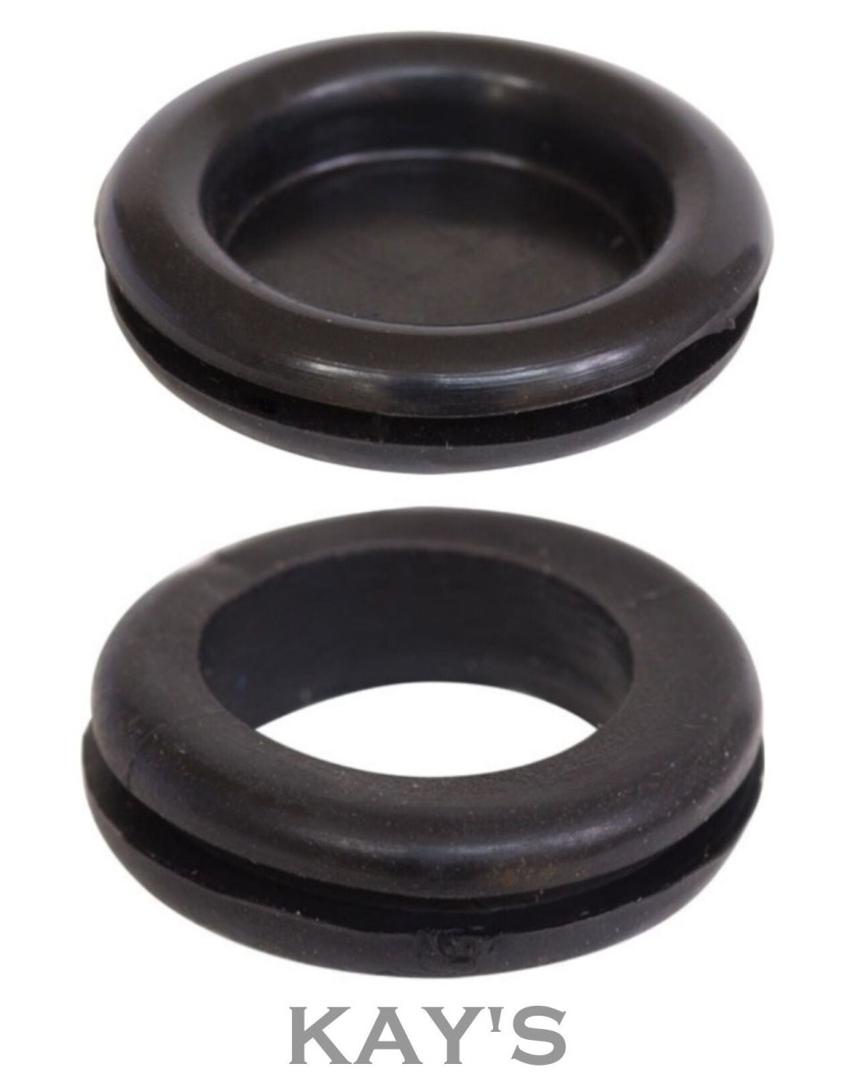 Rubber Grommets Blanking Open Blind Grommet Black Bung Set 295pcs Assorted Size - HomeDIYer