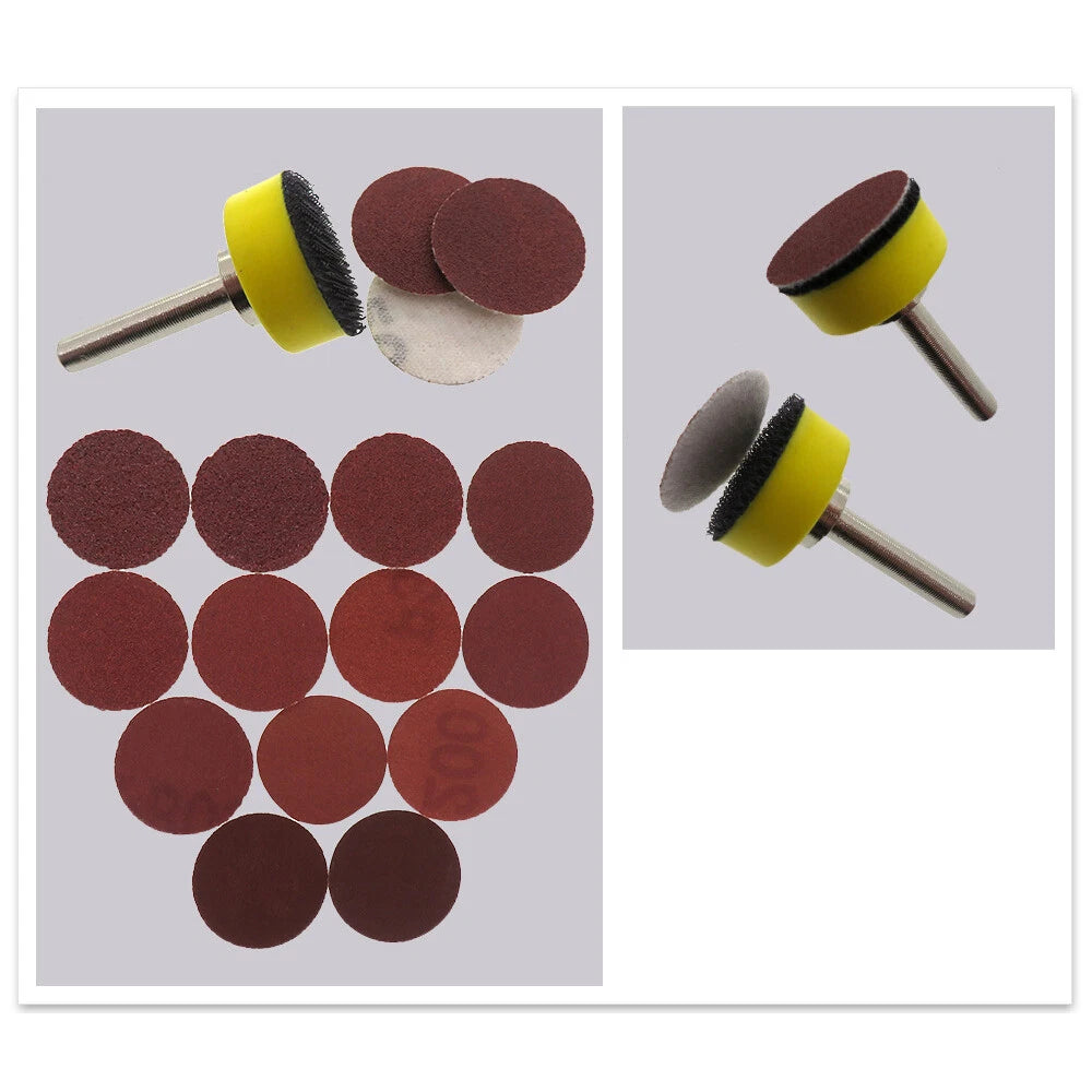 50mm Sanding Discs Pads Sandpaper 2 inch Orbital Hook and Loop Grit 40-2000