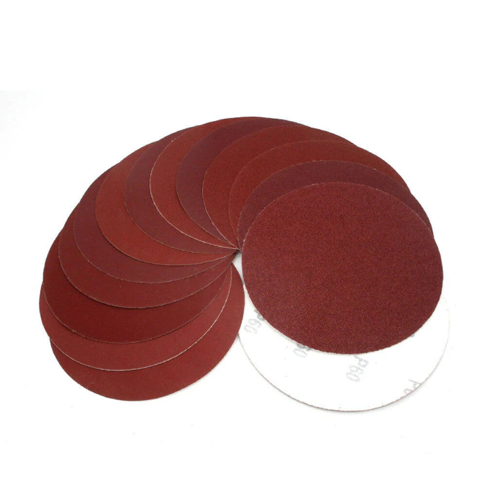 Red Hook and Loop Sanding Disc Orbital Sandpaper Pad 40-2000 Grit 3 4 5 6 7 inch
