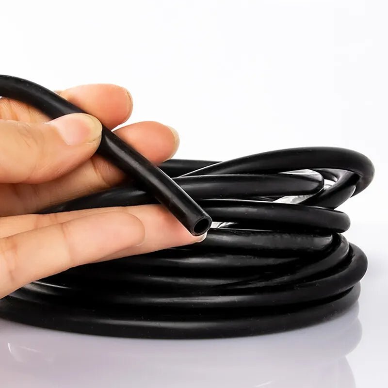 Black Fluorine Rubber Tube ID 3~8mm Fuel Tube Petrol Oil Line Hose Pipe Tubing - HomeDIYer