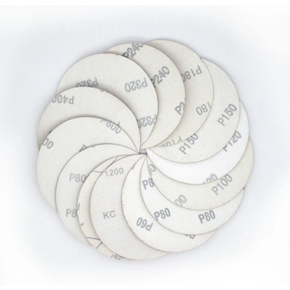 Red Hook and Loop Sanding Disc Orbital Sandpaper Pad 40-2000 Grit 3 4 5 6 7 inch