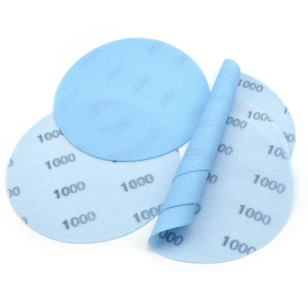 5" 6" Wet & Dry Sanding Discs Orbital Sander Sandpaper Pads Hook Loop P600-P5000