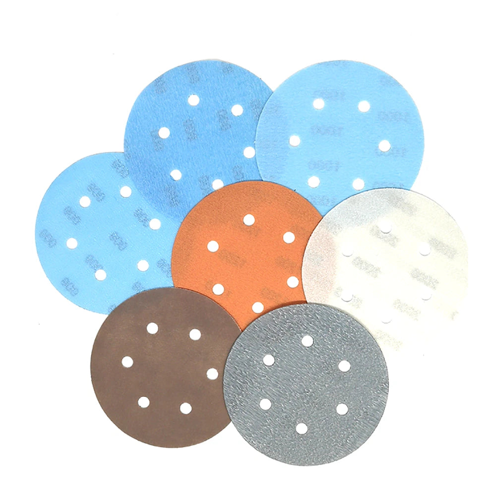 6 Inch 150mm FV Sanding Discs 600-5000 Grit Orbital Sander Pads 6 Hole Sandpaper