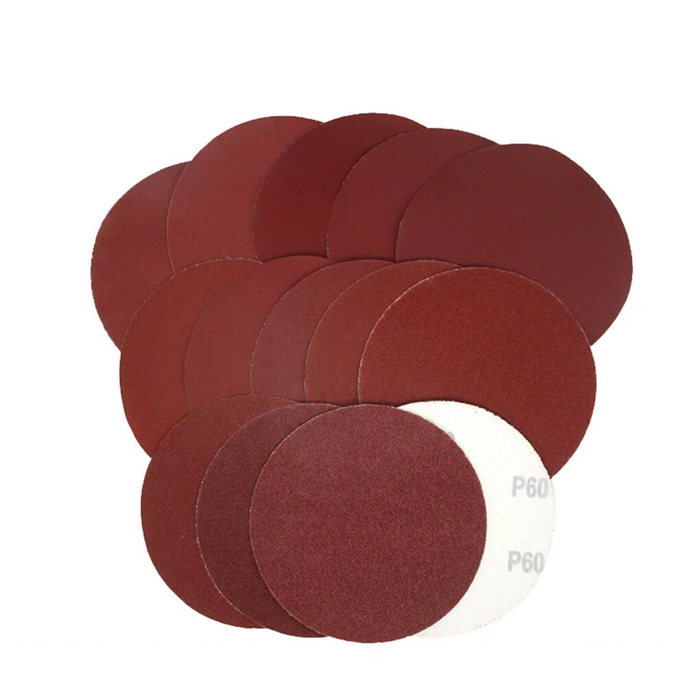 Red Hook and Loop Sanding Disc Orbital Sandpaper Pad 40-2000 Grit 3 4 5 6 7 inch