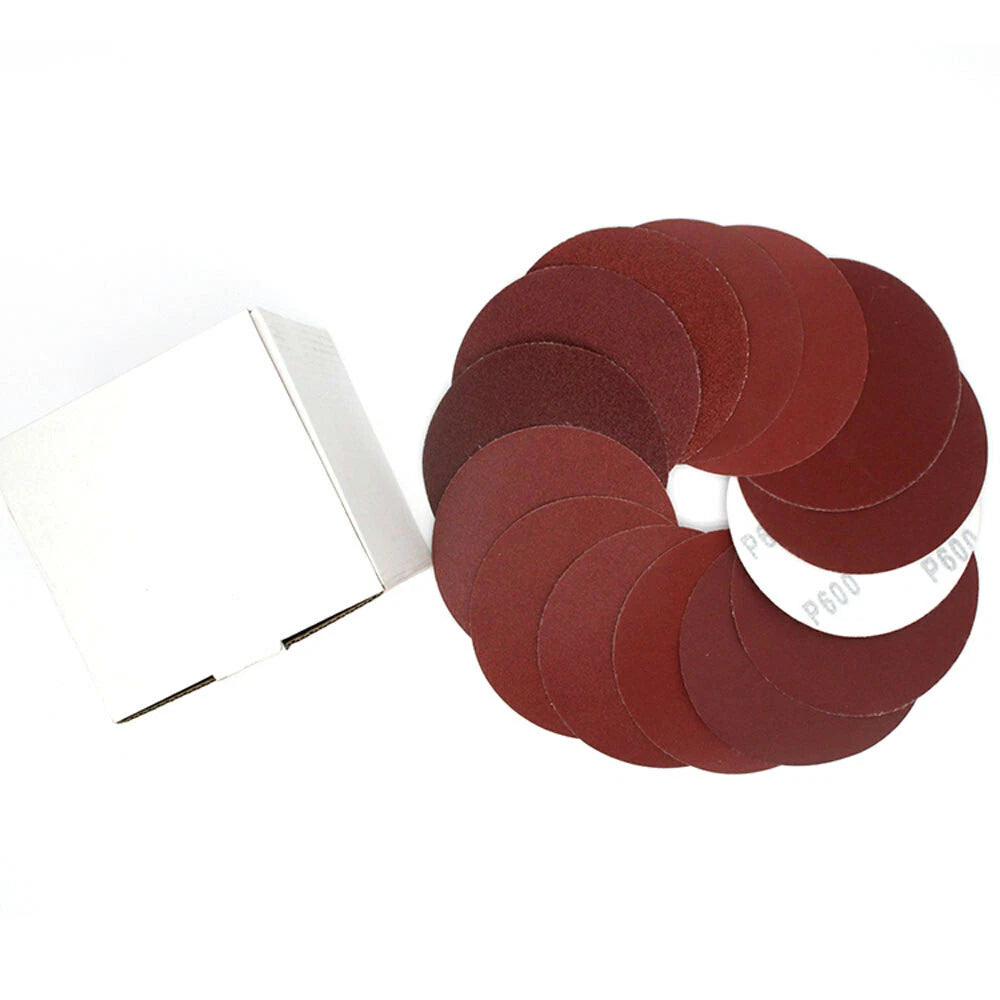 Red Hook and Loop Sanding Disc Orbital Sandpaper Pad 40-2000 Grit 3 4 5 6 7 inch