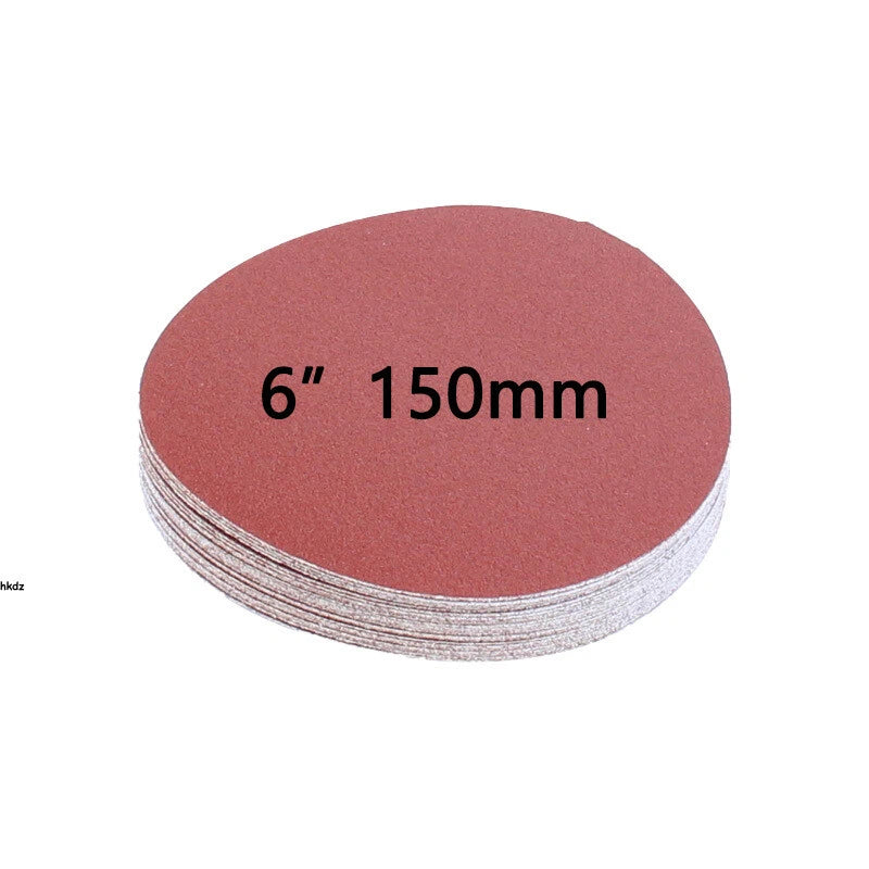 125mm 5"/150mm 6 Inch Sanding Grinding Pads Discs Sandpaper 80-1000# Hook & Loop