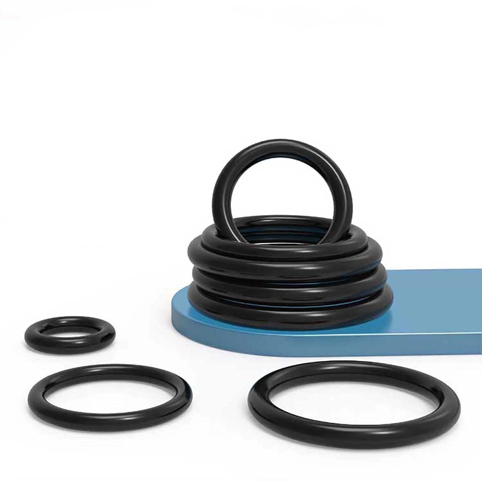 Nitrile Rubber NBR O Ring Seals 6mm Cross Section 5mm-988mm ID O-Rings Black 1 Pcs