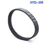 HTD 3M Close Loop Timing Belt 300–330mm Perimeter, 10mm & 15mm Width, Black Rubber