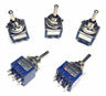 MTS PS Series Mini Toggle Switch — 3/6/9/12 Pin, 2-Way & 3-Way, Latching & Self-Resetting