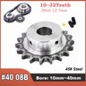11T - 30T Duplex Chain Sprocket Pitch 15.875mm For #50 10A Roller Chain 45#Steel