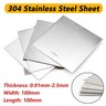 304 Stainless Steel Sheet – Brushed Finish | 0.8mm to 4mm Thick