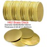 H62 Solid Brass Discs Plate Round Sheets Thickess 4/5/6mm Diameters 10mm -300mm