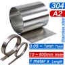 A2 Stainless Steel Strip Metal Sheet Foil Plate Roll Thick 0.05-1mm Width 300mm