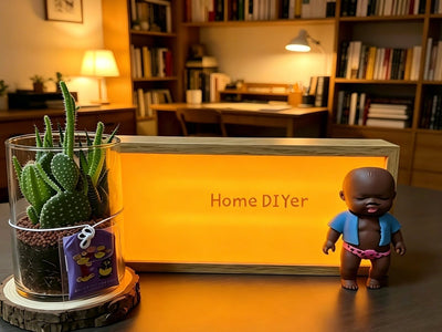 How to Build a Custom DIY Light Box with a Simple Picture Frame - HomeDIYer