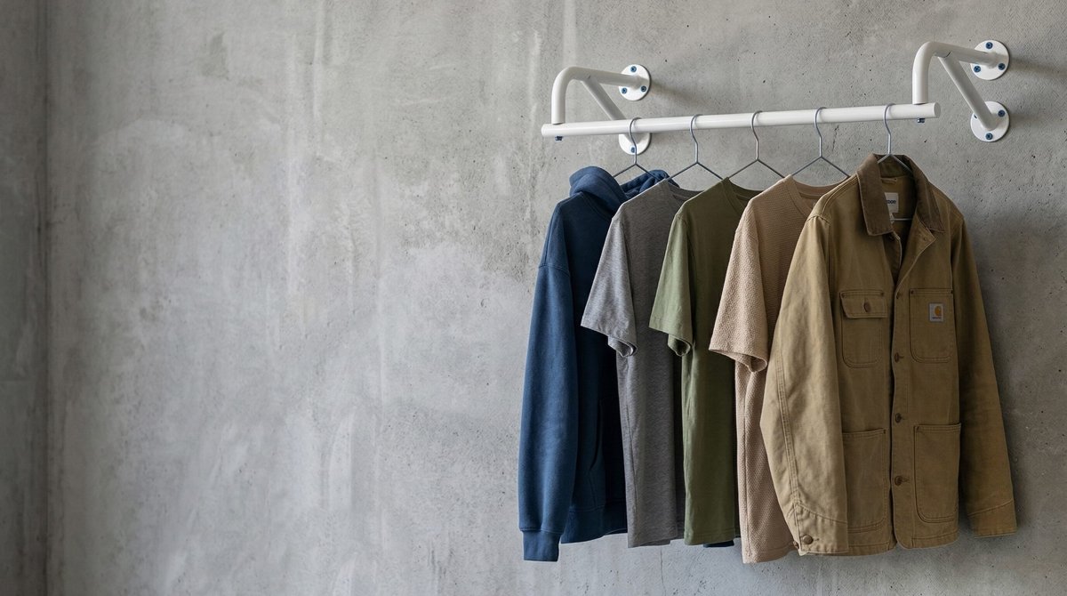 How to Mount a Clothes Rack on Concrete Walls - HomeDIYer