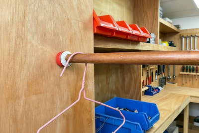 How to make a DIY plastic bottle cap wall mount bracket
