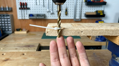 How to Control Drill Depth Precisely with a Single Cable Tie?