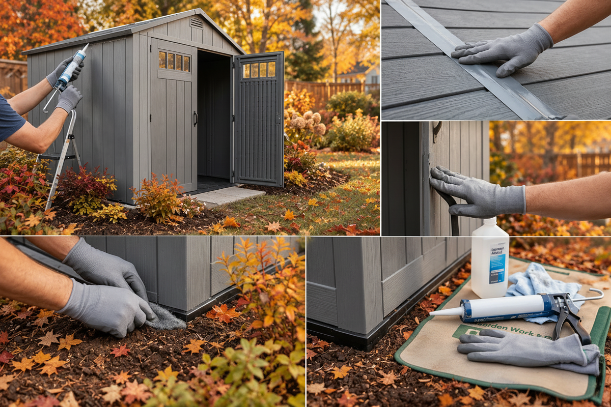 How to Weatherproof a Resin Shed: Sealing Against Water and Rodents