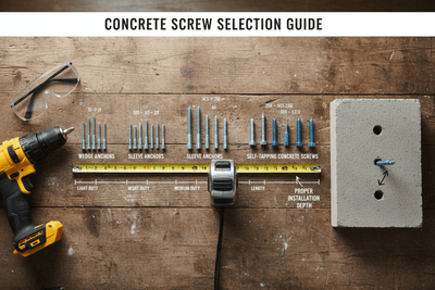 Choosing the Right Concrete Screws for Projects - HomeDIYer