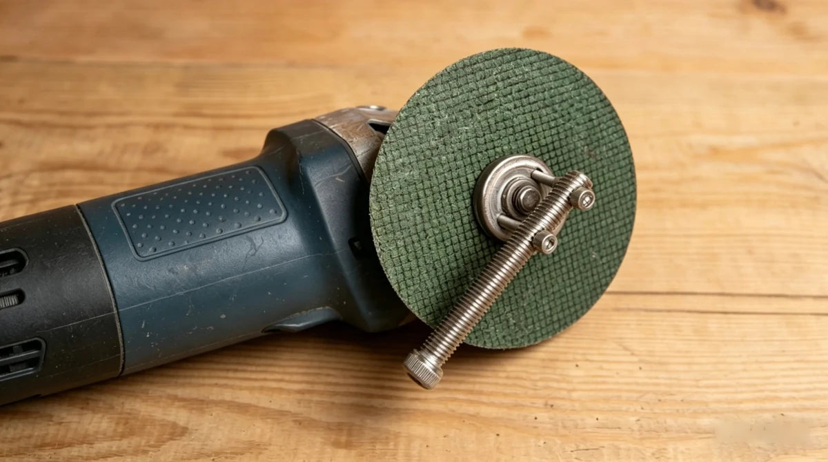 DIY Bolt Wrench: Easily Remove Stuck Angle Grinder Discs - HomeDIYer