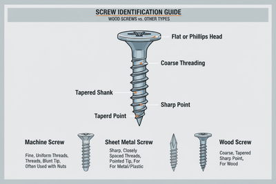 How Do You Tell If a Screw Is a Wood Screw? - HomeDIYer