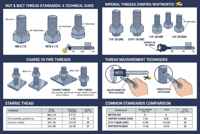 Understanding Nut and Bolt Thread Standards - HomeDIYer