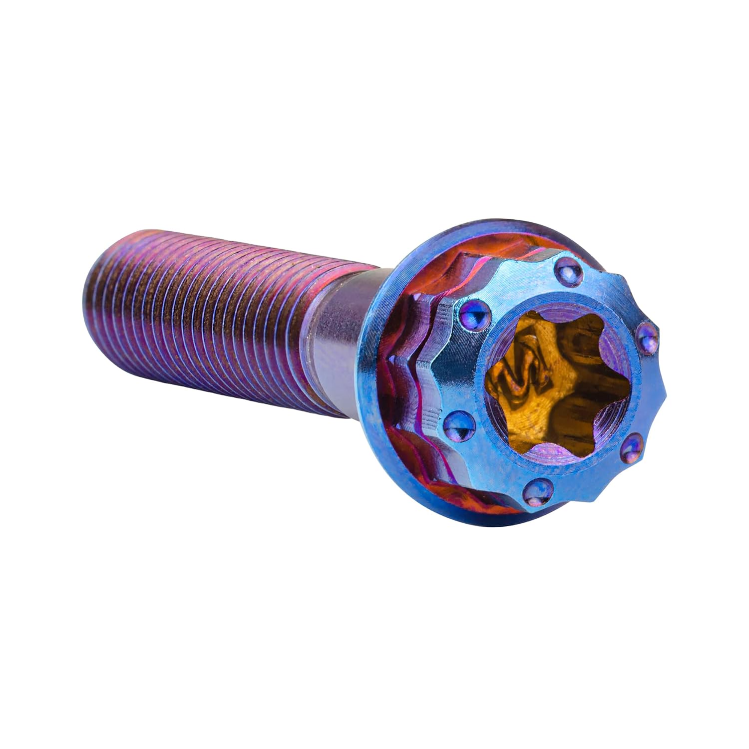 M4 M5 M6 M8 TC4 Titanium Screws Torx/Hex 6 colors 10-60mm （5Pcs）