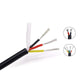 Ultra Flexible Silicone Tinned Copper Wire Electric Cable 2 3 4 Cores Black Red